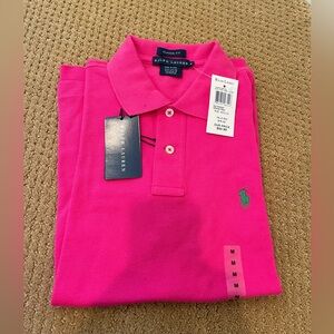 NWT Ralph Lauren Polo Magenta polo shirt